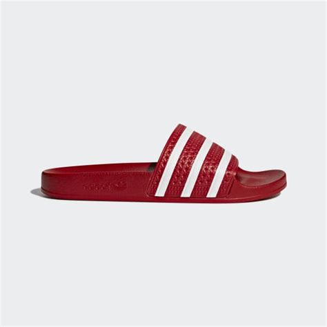 rood witte adidas slippers|Adidas slips dames.